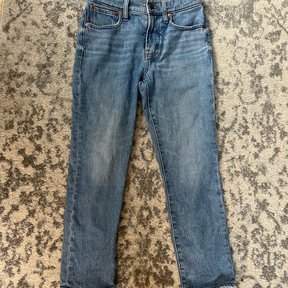 Madewell Women's Straight Leg Jeans in Medium Blue